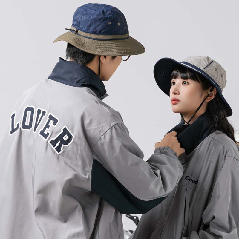 Unisex Jacket Autumn Embroidery Splicing Coat