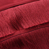 Women Evening Dress Tassel Bandage One-Piece Dress Sexy Lace Hip Spaghetti Straps Dress