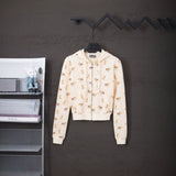 American ashley williams cartoon doll all-over print hooded sweatshirt zipper cardigan hot girl high waistoutwear