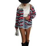 Women Trench Coat Autumn Loose Zip Long Sleeve Plush Lapel Plush Coat