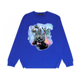 Amiri Long Sleeved Shirt Printed Trendy Pure Cotton