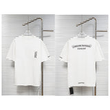 Ch hip-hop t shirts ch kevin small flap pocket pants flocking printing short-sleeved trendyloosecasual american heavy weight