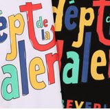 Gallery Dept T Shitrs plus Size Loose Short Sleeve Rainbow