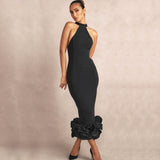Women Dresses Bandage Dress Elegant Sleeveless Party Dress Skirt (Ont0408)