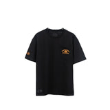 Ch hip-hop t shirts ch short-sleeved flap pocket pants sanskrit letter flocking cross loosecasualamerican heavy weight short-sleeved