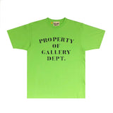 Gallery Dept T Shirt Retro Printed Loose Short-Sleeved Shirt