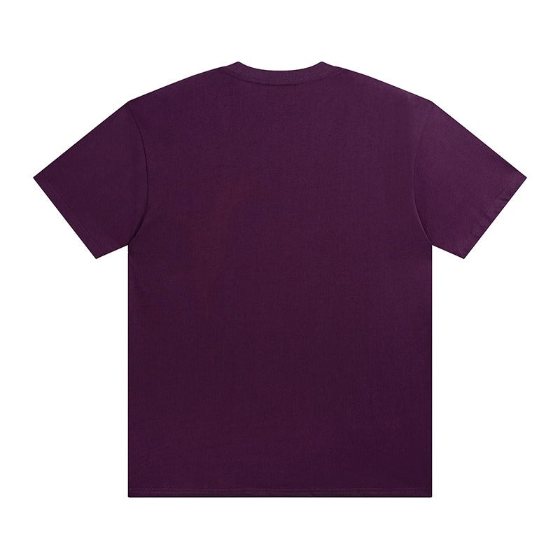 Drew house t shirt d@ew pizza pattern round neck pullover short sleeves