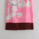 Women Skirt Summer Tube Skirt High Waist Print Long Skirt