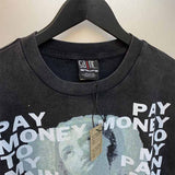SAINT MICHAEL Vintage T Shirt Direct Spray Washing Water Old Short Sleeve