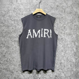 Amiri tank top mist star printing