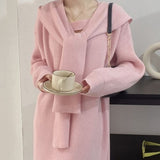 Women Knitwear Autumn and Winter Long Knitwear Knitted Dress