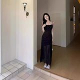 Women Dresses Hot Drilling Sling Dress Spring and Summer Sheath Dress