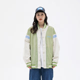 Unisex Jacket Vintage Baseball Jacket Men's and Women's Loose Corduroy Embroidered Jacket