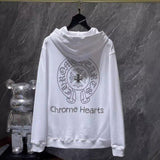 Chh Chrome Hearts Hoodie Croix Horseshoe Sanskrit Casual Hooded Sweater