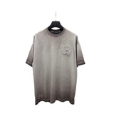 Ch hip-hop t shirts new ch short-sleeved american style washed and fried color embroidery couple short-sleeved high street casualeasiest for matchtrendy