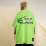 Men T Shirt Cartoon Printed Couple Short Sleeve T-shirt Men and Women Hip Hop