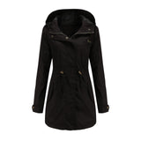 Women Trench Coat Anorak Women Spring and Autumn Coat Loose