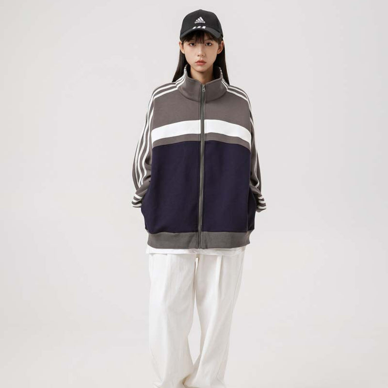 Unisex Jacket Autumn Retro Multicolor Jacket