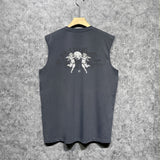 Amiri tank top letter angel ball print