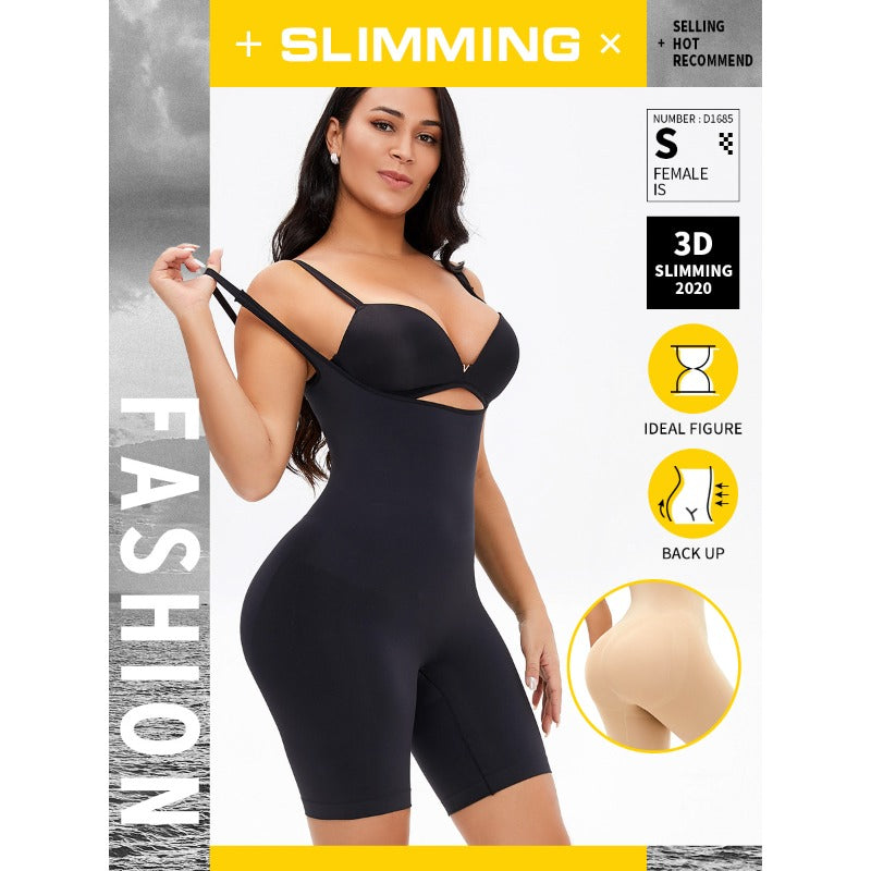 Shapewear Bodysuit Waist Reinforcement Belly Lift Hips