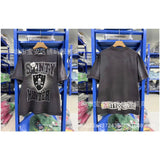 saint m t shirts s.m cartoon print crew neck pullover short sleeve top