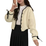 Women Knitwear Autumn and Winter V-neck Sweaters Cardigan