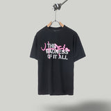 Travis Scott T Shirts Cactus Jack x Utopia Utopia joint name flame dog short sleeve