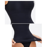 Shapewear bodysuit stretch tummy control tank top