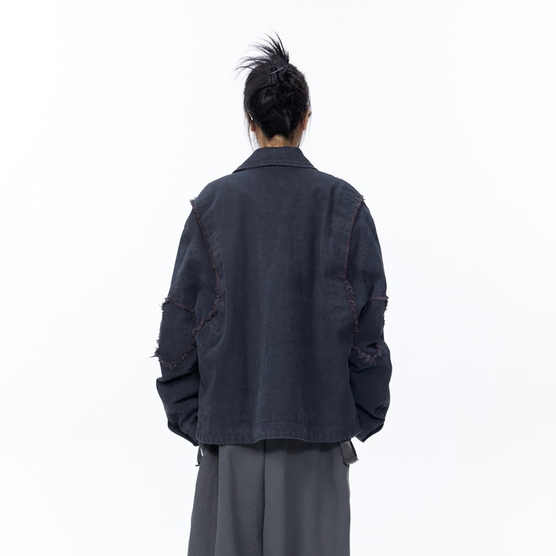 Unisex Jacket Autumn Workwear Loose Jacket