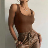Women Jumpsuit Sexy Cold-Shoulder Sleeveless Jumpsuit