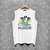 Amiri tank top cobra printing