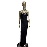 Women Dresses Bandage Dress Party Long Dress Gown (Ont0408)