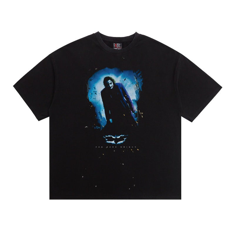 saint m t shirts s.m clown character graphic crew neck pullover short sleeve t-shirt