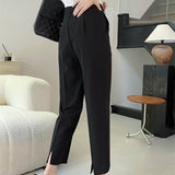 Women Sweatpants Autumn Leisure Straight Suit Pants