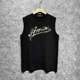 Amiri tank top ye man letterprinting