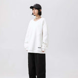 Unisex Hoodie Autumn Thread Patchwork Sweater