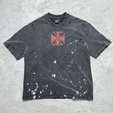 saint m t shirts s.m collaboration series graphic print crew neck pullover short sleeve t-shirt