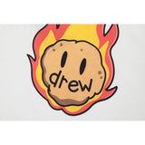 Drew house tshirt r d@ew cartoon meteorite graphic crew neck pullover short sleeve wholesale single piece