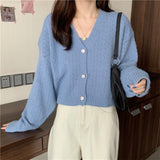 Women Knitwear Spring and Autumn Sling Two-Piece Sweater Knitted Cardigan