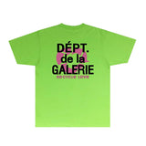 Gallery Dept T Shirt Retro Printed Loose Short-Sleeved Shirt