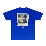 Gallery Dept T Shirt Retro Printed Loose Short-Sleeved Shirt