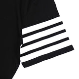 Hip-hop t shirts summer british style tb half sleeve four stripes tb short sleeve t-shirt class uniform trendy t-shirt