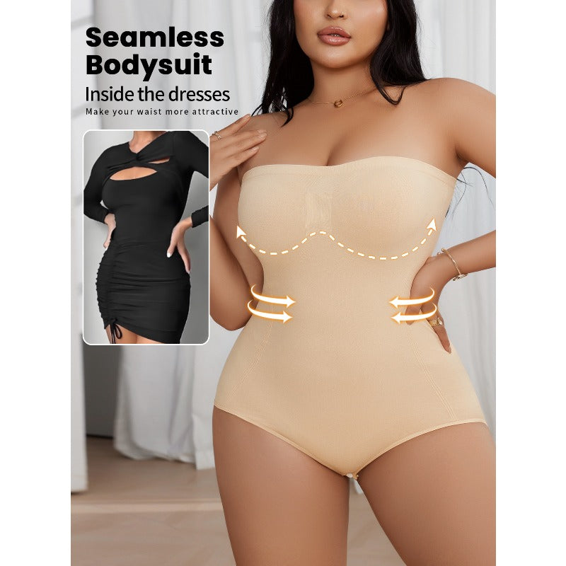 Shapewear bodysuit lifting the buttocks and tightening the abdomen