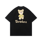 Drew house tshirt r d@ew cartoon bear graphic crew neck pullover short sleeve wholesale single piece