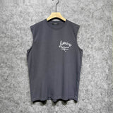 Amiri tank top california hollywood letterprinting