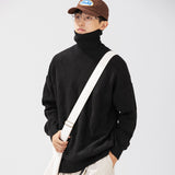 Unisex Sweater Winter Turtleneck Rhombus Sweater