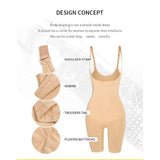 Shapewear Bodysuit Waist Reinforcement Belly Lift Hips