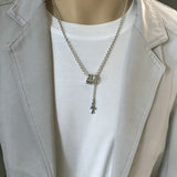 Chrome Hearts Necklace Cross Men's and Women's Collarbone Chains