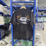 saint m t shirts s.m. burnt-out recorder crewneck pullover short sleeve