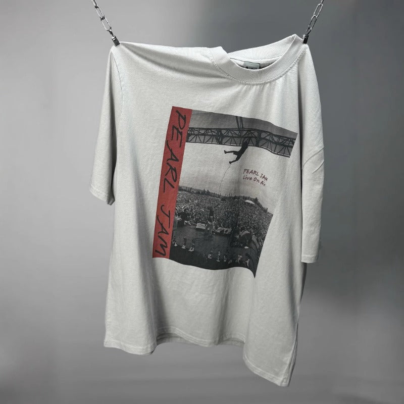 saint m t shirts s.m band tour graphic crewneck t-shirt